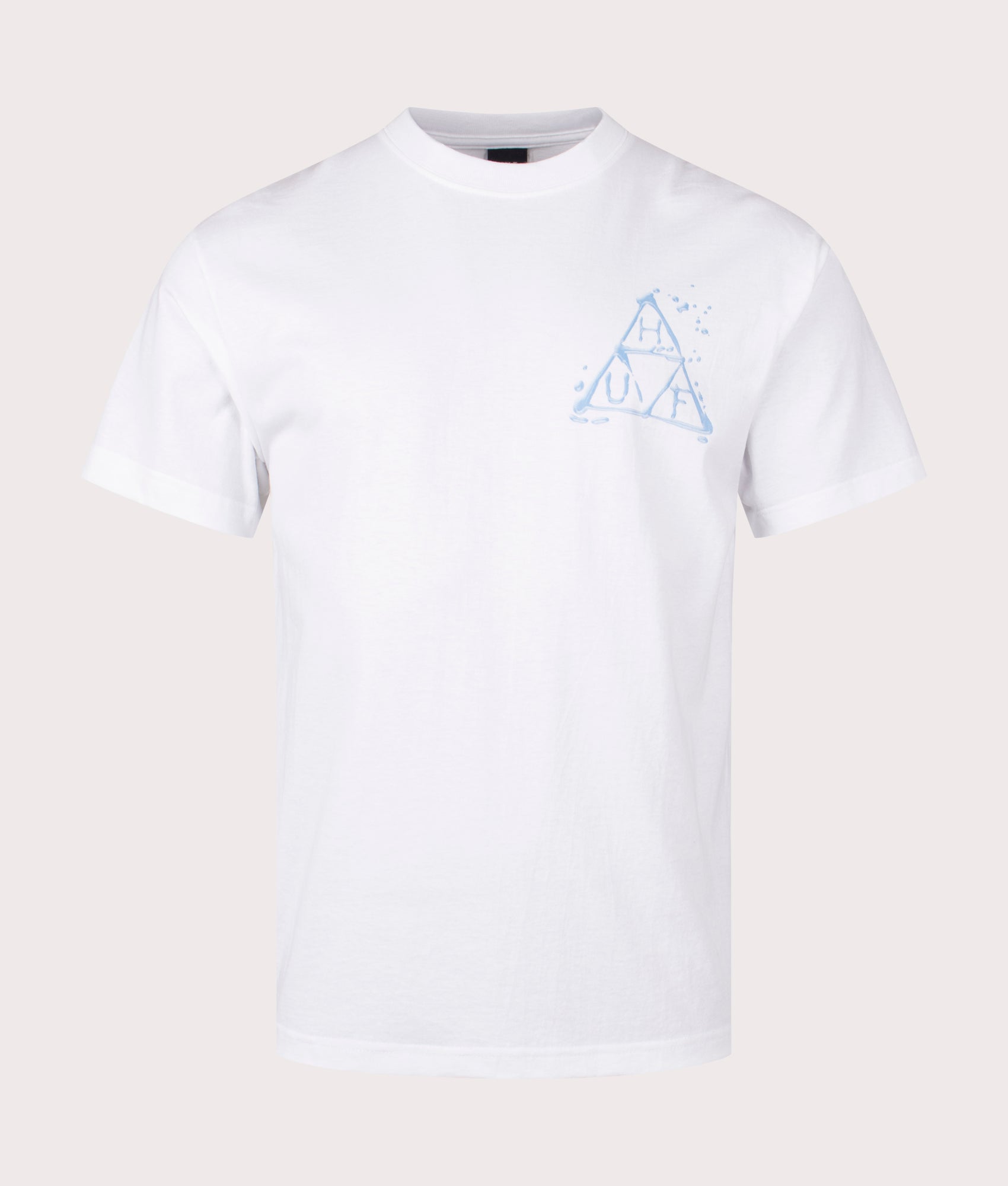 Wet & Wild T-Shirt in White by HUF. EQVVS Front Angle Shot.