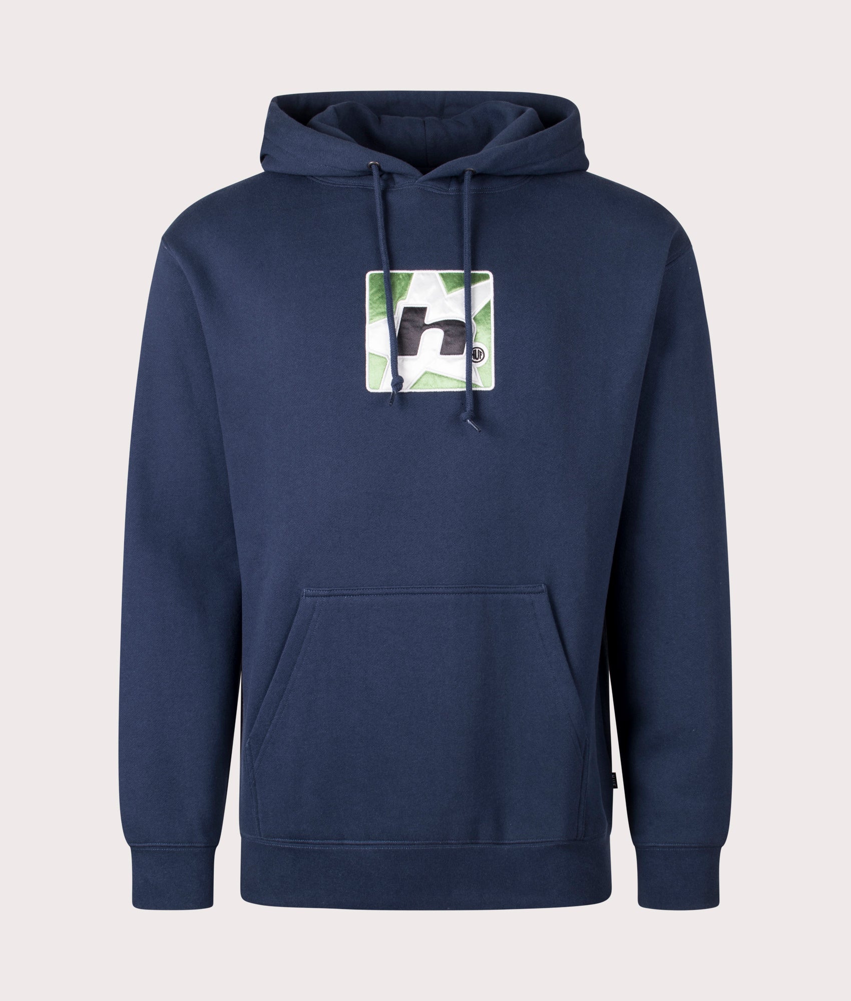 HUF H Star Hoodie in Nightshade Blue at EQVVS Front Shot