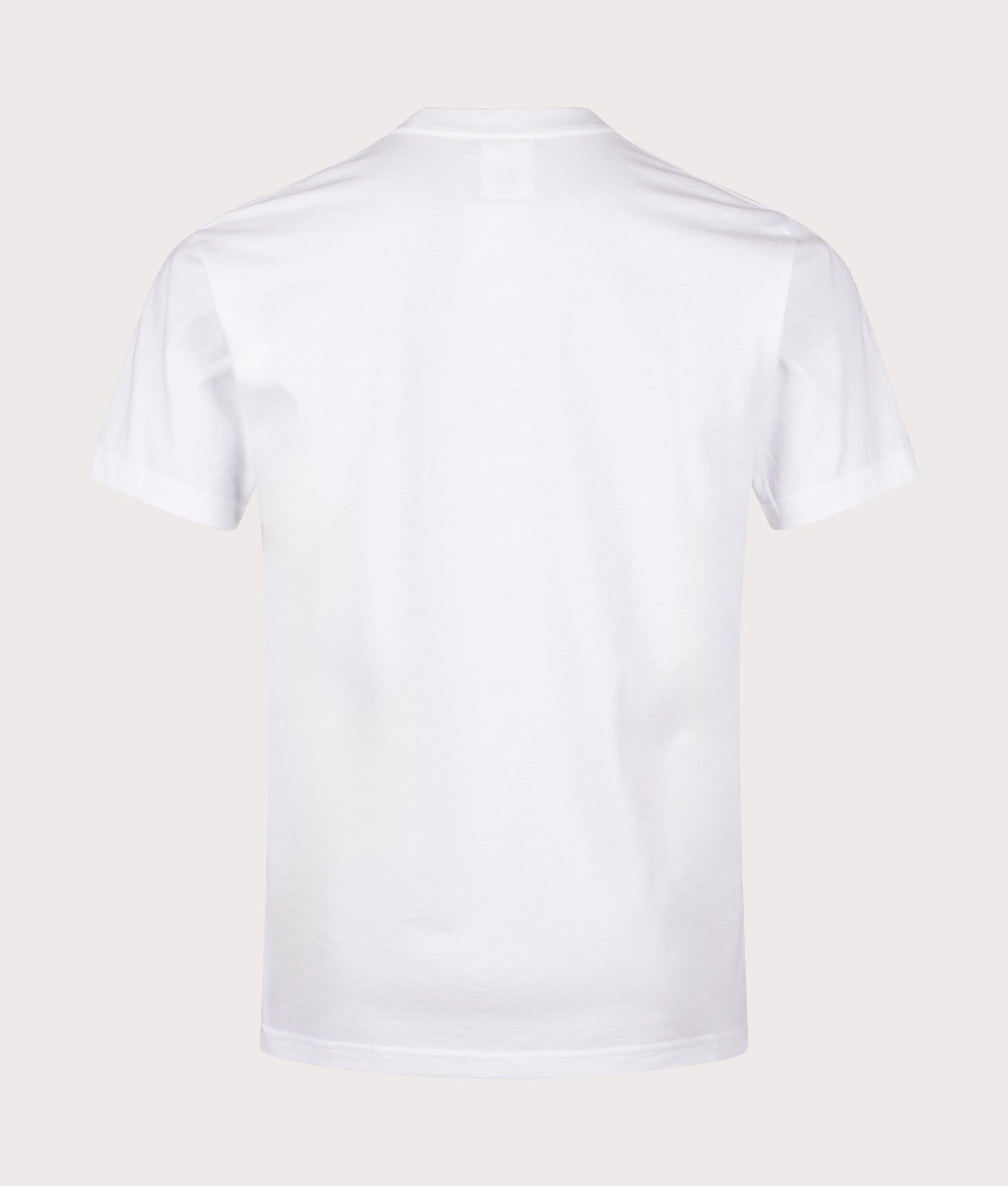 Huf Drive Thru T-Shirt In White at EQVVS Menswear Back shot