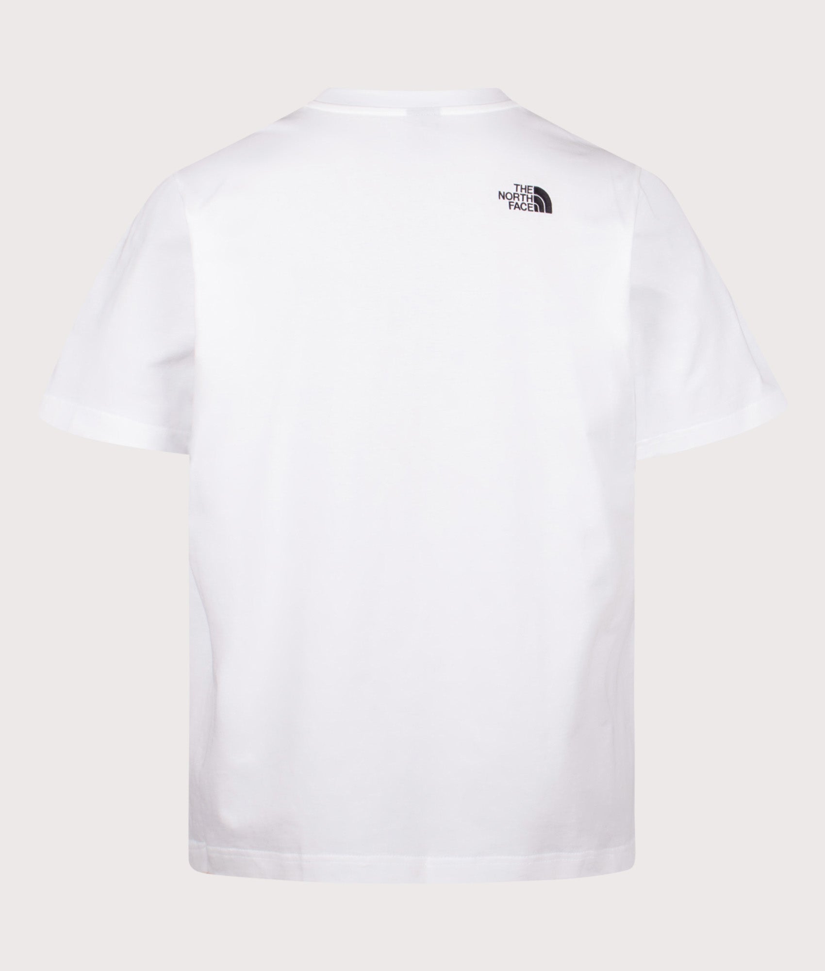 The North Face Essential Oversized T-Shirt in TNF White at EQVVS Menswear. Back shot.