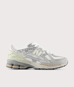 New Balance 1906N Utility Sneakers Team Away in Grey/Olivine/Grey Matter Side Single Shoe Shot at EQVVS