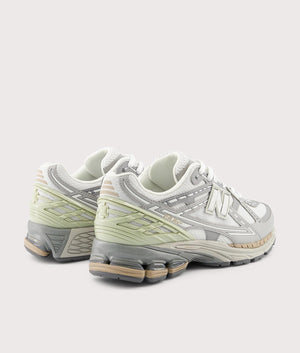 New Balance 1906N Utility Sneakers Team Away in Grey/Olivine/Grey Matter Back Pair Shot at EQVVS