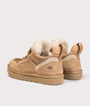 UGG Lowmel in Chestnut at EQVVS Menswear. Angled back shot.