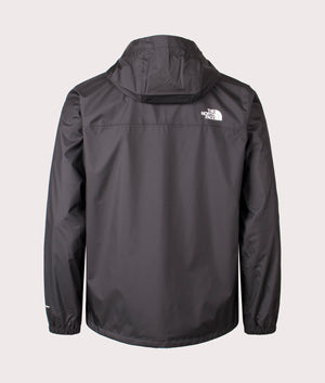 Antora Jacket by The North Face in TNF Black. Shot by EQVVS. Back shot.