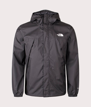 Antora Jacket by The North Face in TNF Black. Shot by EQVVS. Front shot.