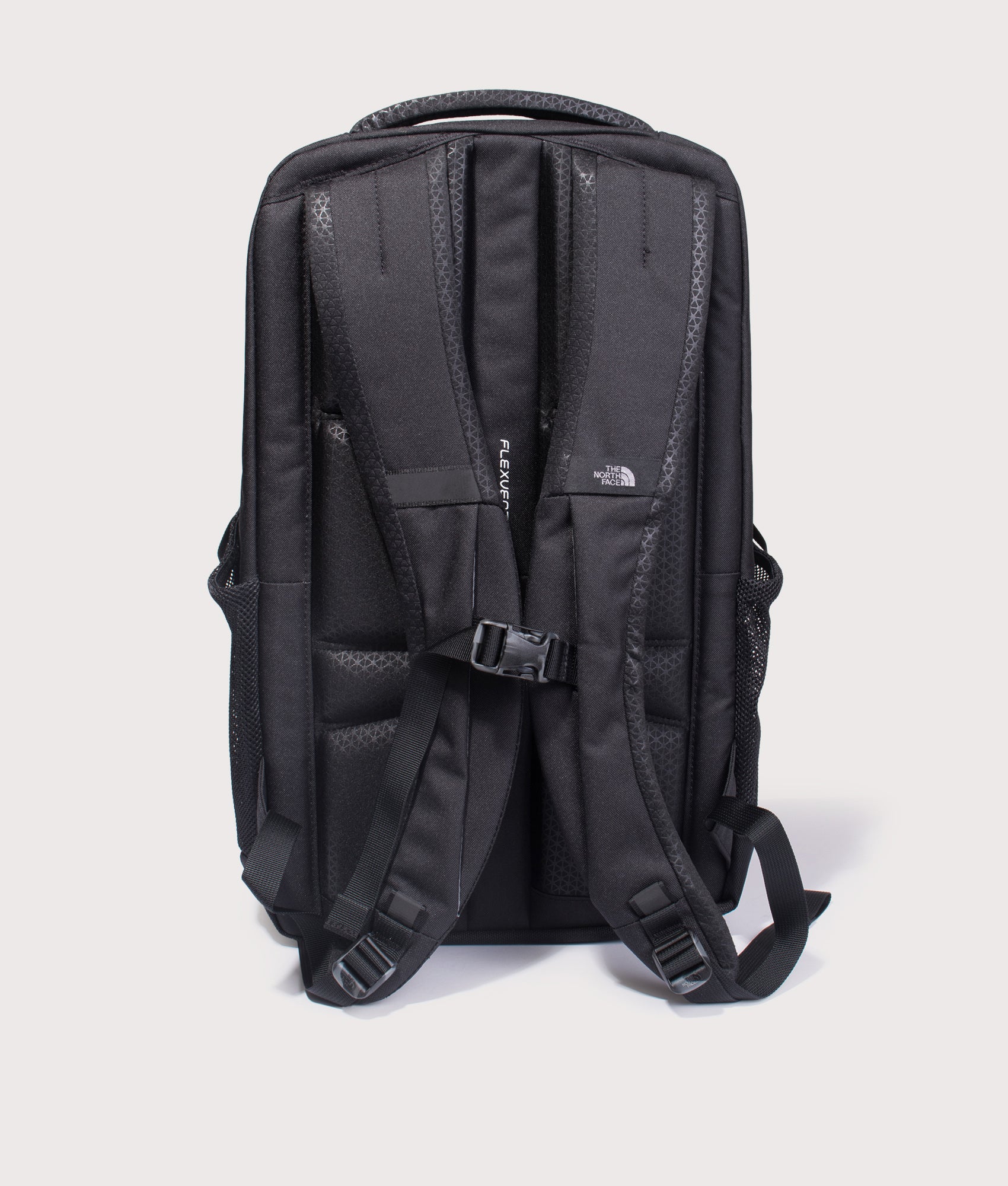 The North Face Vault Backpack at EQVVS Menswear. Back shot.