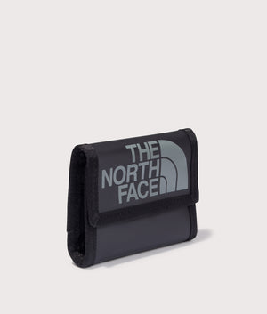 The Base Camp Wallet in Black. | The North Face | Shot at EQVVS | Front angle shot 