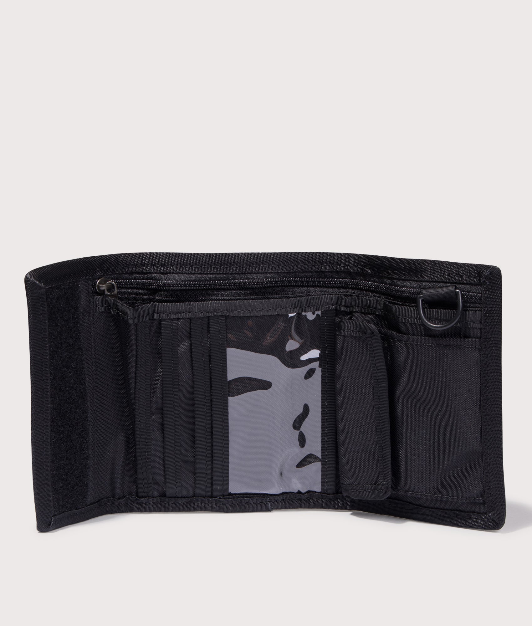 The Base Camp Wallet in Black. | The North Face | Shot at EQVVS | Open shot 