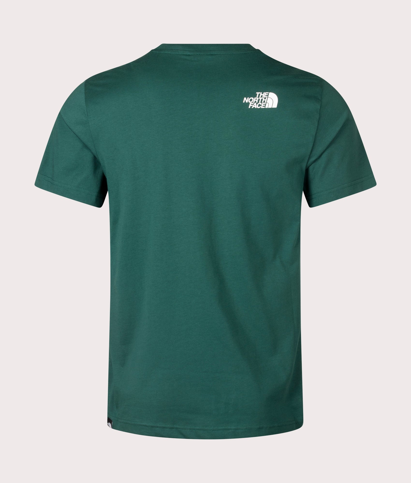 The North Face Simple Dome T-Shirt in Deep Nori Green at EQVVS. Back Shot.