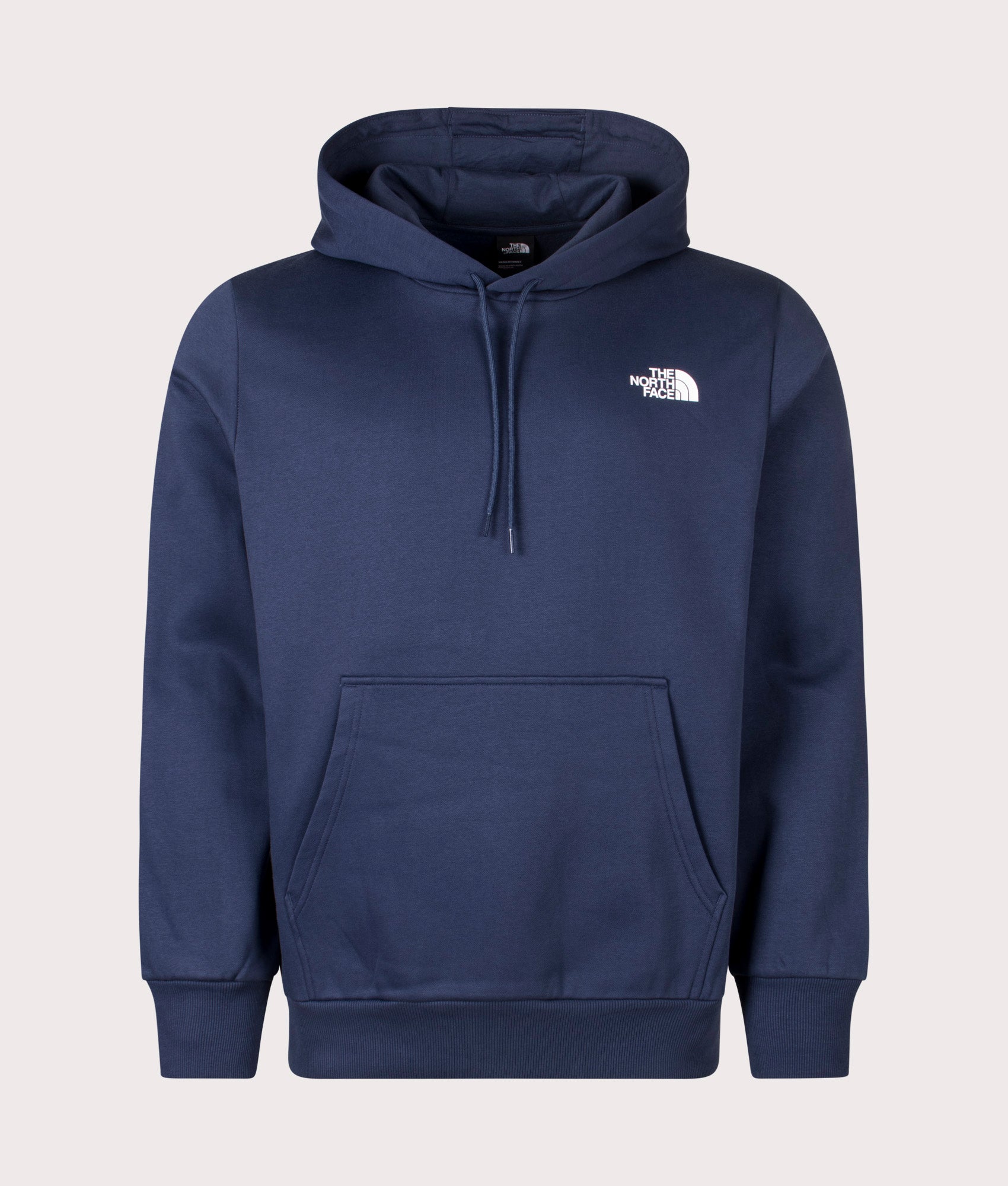 The North Face drop the The Simple Dome Hoodie in Summit Navy at EQVVS Menswear. Front shot.