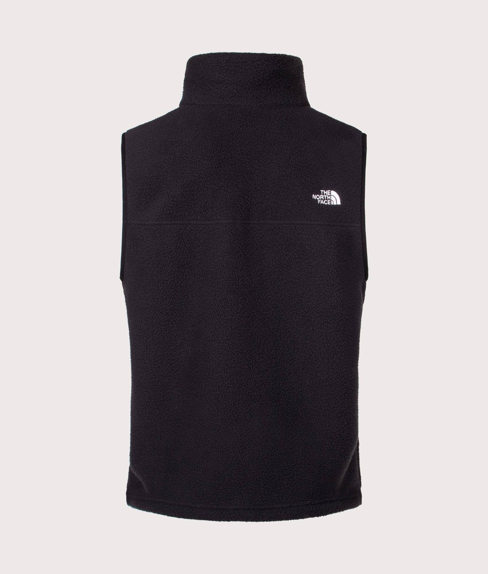 The North Face Regular Fit Yumiori Gilet  in TNF Black at EQVVS Menswear. Back shot.