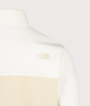 Yumiori Full Zip Fleece Sweatshirt by The North Face in Gravel. Shot by EQVVS. Back detail shot.