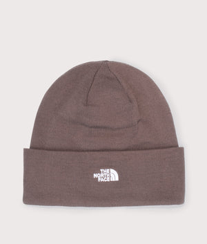 Norma Beanie in Smokey Brown. | The North Face | Shot at EQVVS | Front shot 