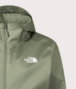 Quest Jacket in Bark Mist | The North Face | EQVVS | Front detail shot 