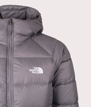 Hydrenalite Down Jacket in Smoked Pearl | The North Face | EQVVS | Front detail shot 
