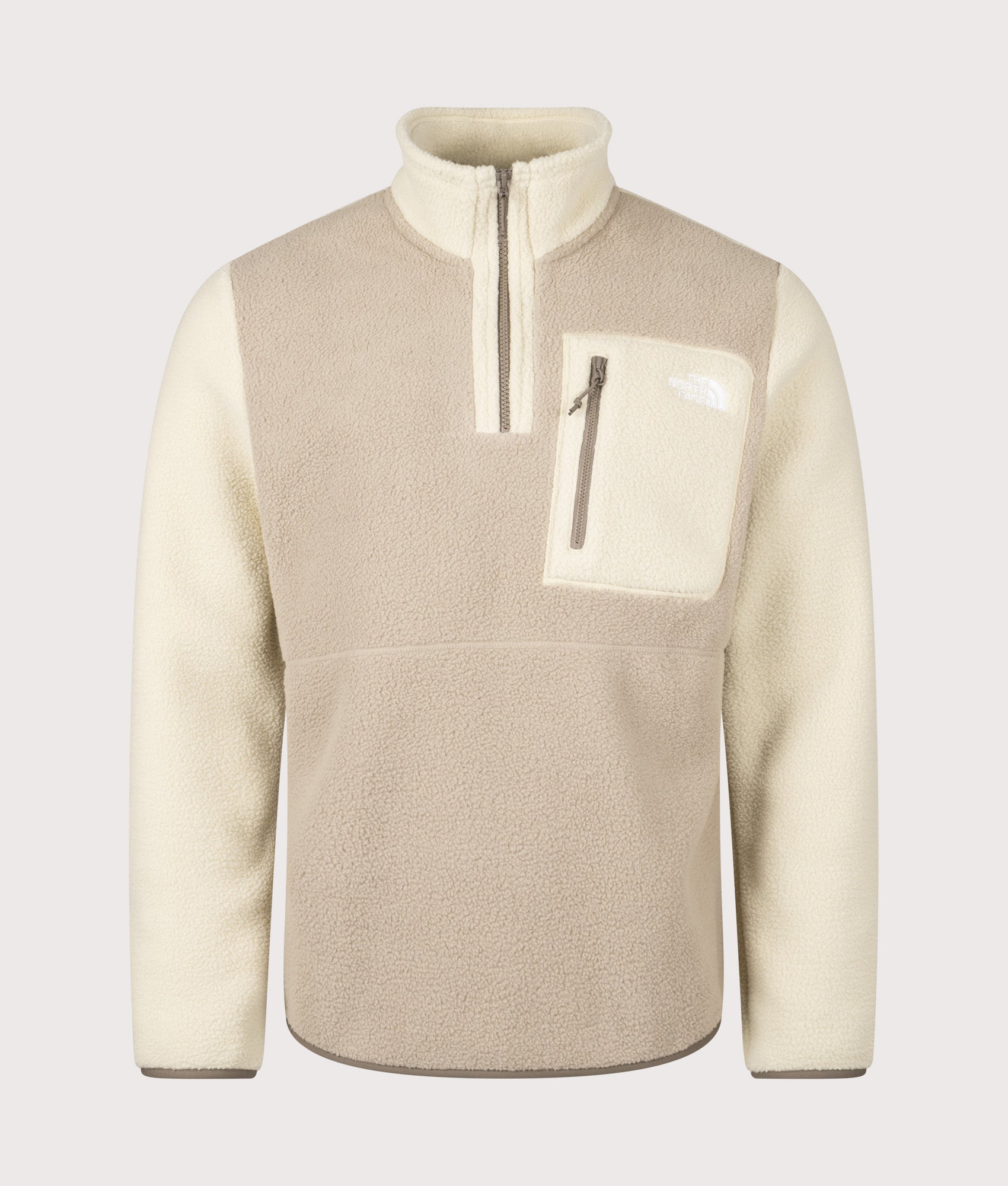 Yumiori Quarter Zip Fleece Sweatshirt. Shot by EQVVS. Front shot.