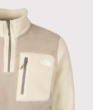 Yumiori Quarter Zip Fleece Sweatshirt. Shot by EQVVS. Detail shot.