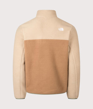 Yumiori Quarter Zip Sweatshirt in Utility Brown/Khaki Stone/Bark Mist | The North Face | Shot at EQVVS | Back shot 