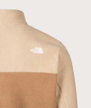 Yumiori Quarter Zip Sweatshirt in Utility Brown/Khaki Stone/Bark Mist | The North Face | Shot at EQVVS | Back detail shot 
