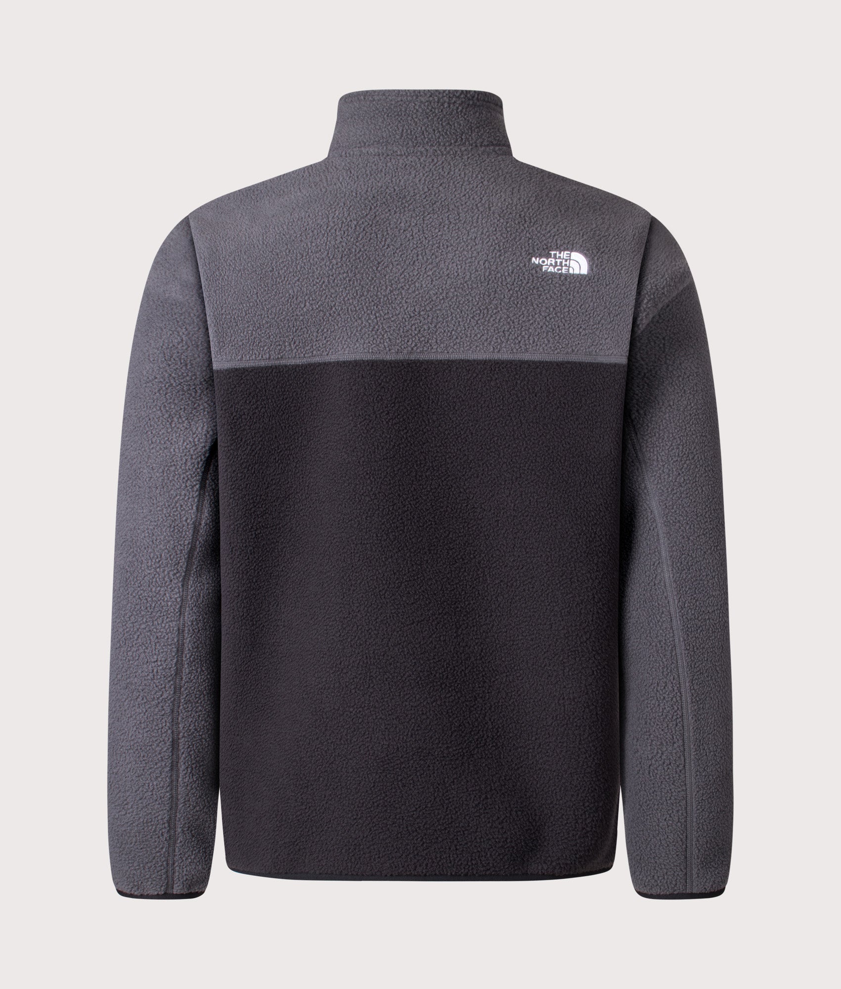 Yumiori Quarter Zip Fleece Sweatshirt in TNF Black/Asphalt Grey/Monument Grey  | The North Face | EQVVS | Back shot 