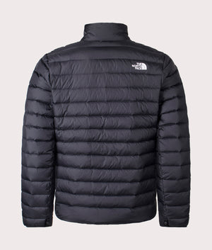 The North Face Classic Down Jacket in TNF Black at EQVVS Menswear. Back shot.