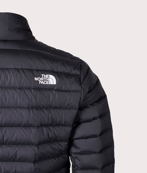 The North Face Classic Down Jacket in TNF Black at EQVVS Menswear. Back detail shot.