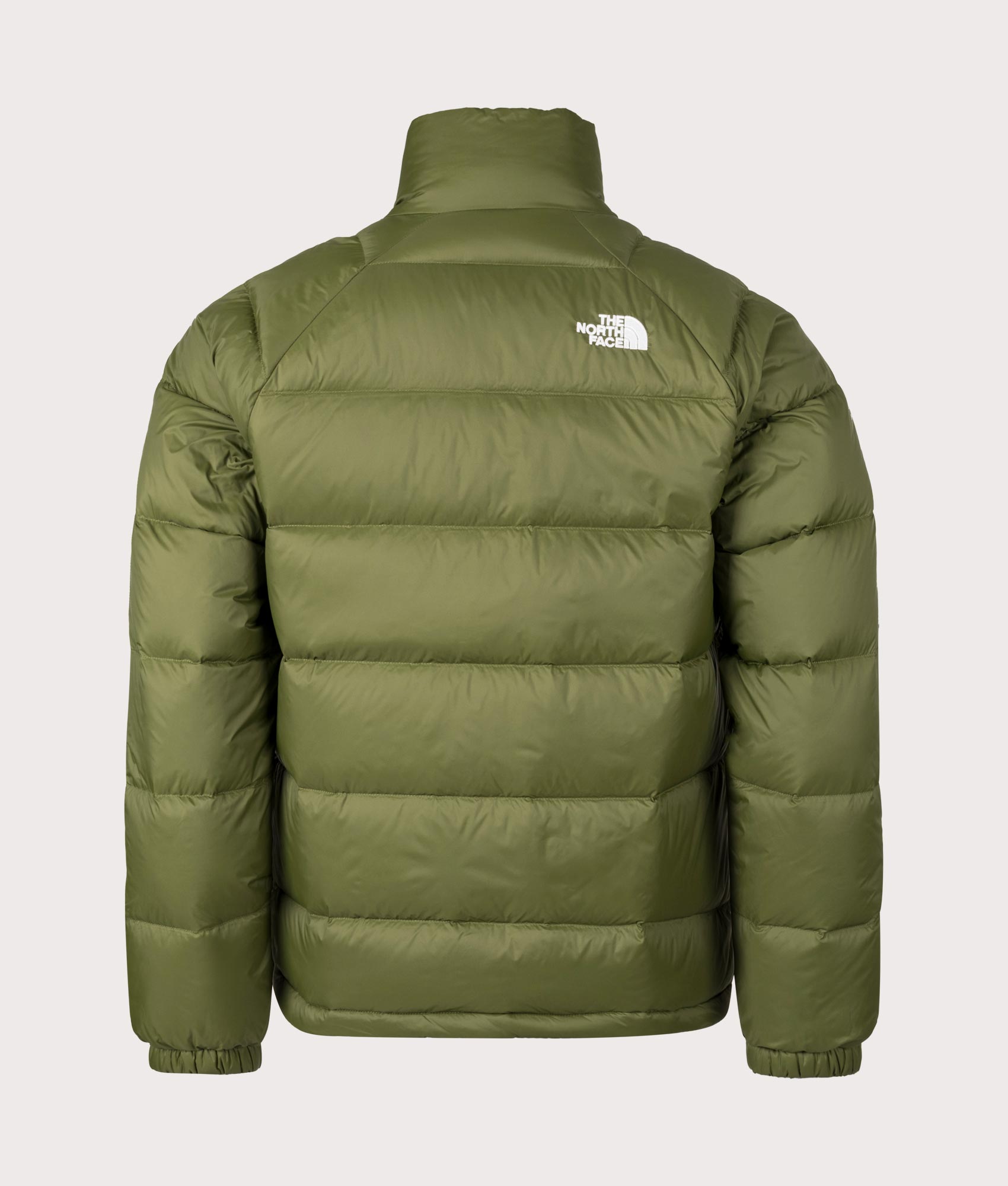 Hydrenalite Hooded Down Jacket in Woodland Green | The North Face | EQVVS | Back shot 