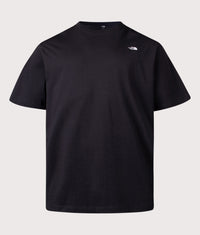 Oversized Fit Essential Simple Dome T-Shirt: JK31 TNF Black 