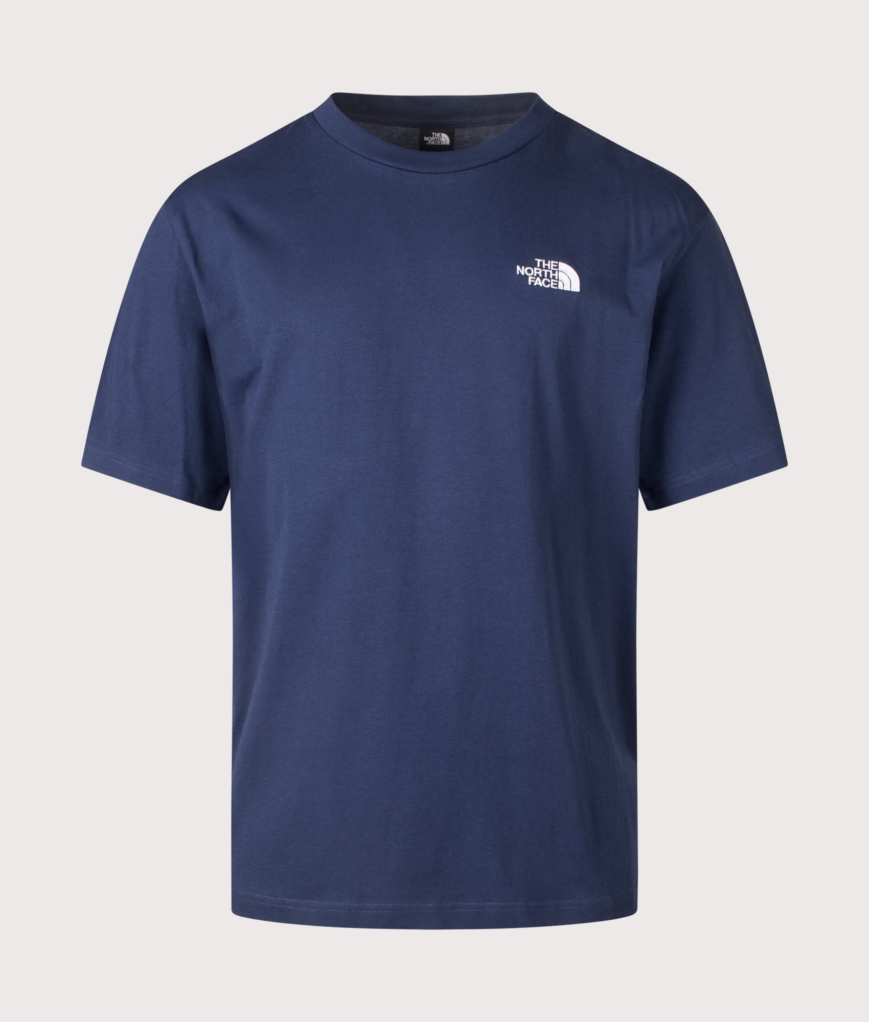 The North Face Essential Oversized T-Shirt in Summit Navy at EQVVS Menswear. 