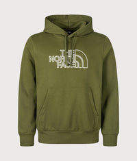 Drew Peak Hoodie: DJK1 Woodland Green 