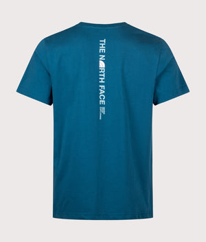 Vertical Logo T-Shirt in Mineral Ink | 100% Cotton | The North Face | EQVVS | Back print