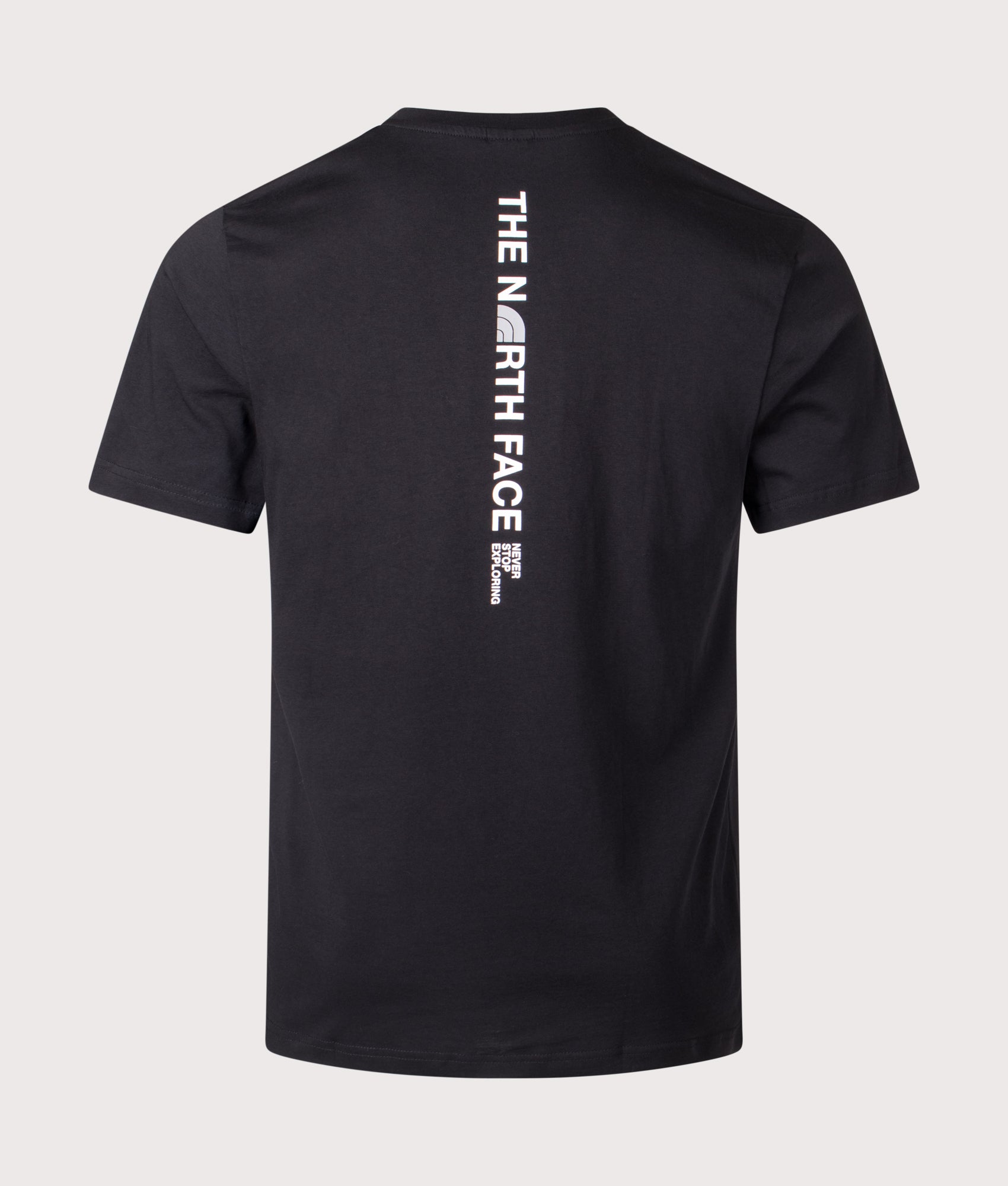 Vertical Logo T-Shirt. Shot by EQVVS. Back shot.
