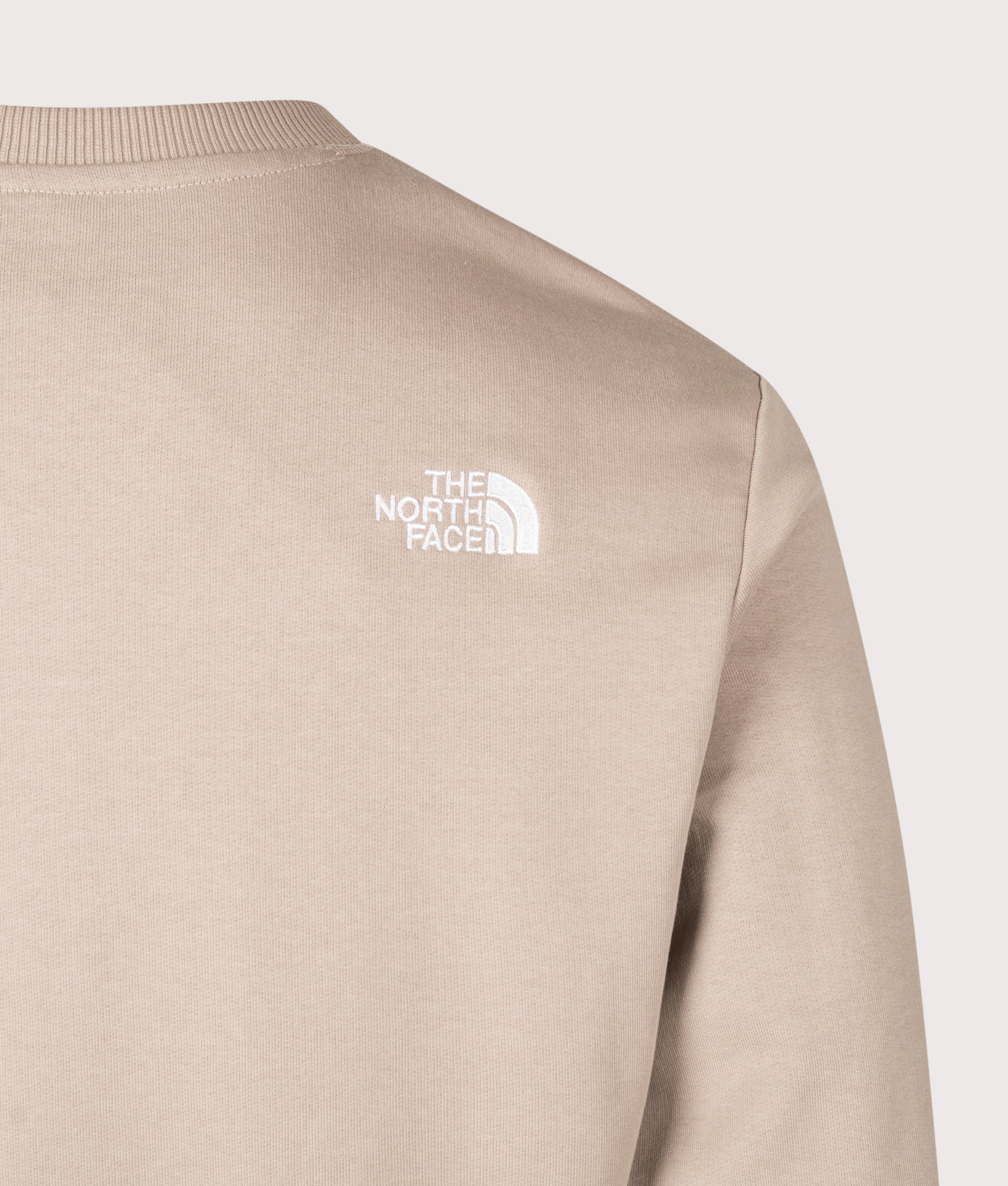 Essential Lite Crew Neck Sweatshirt. Shot by EQVVS. Back detail shot.