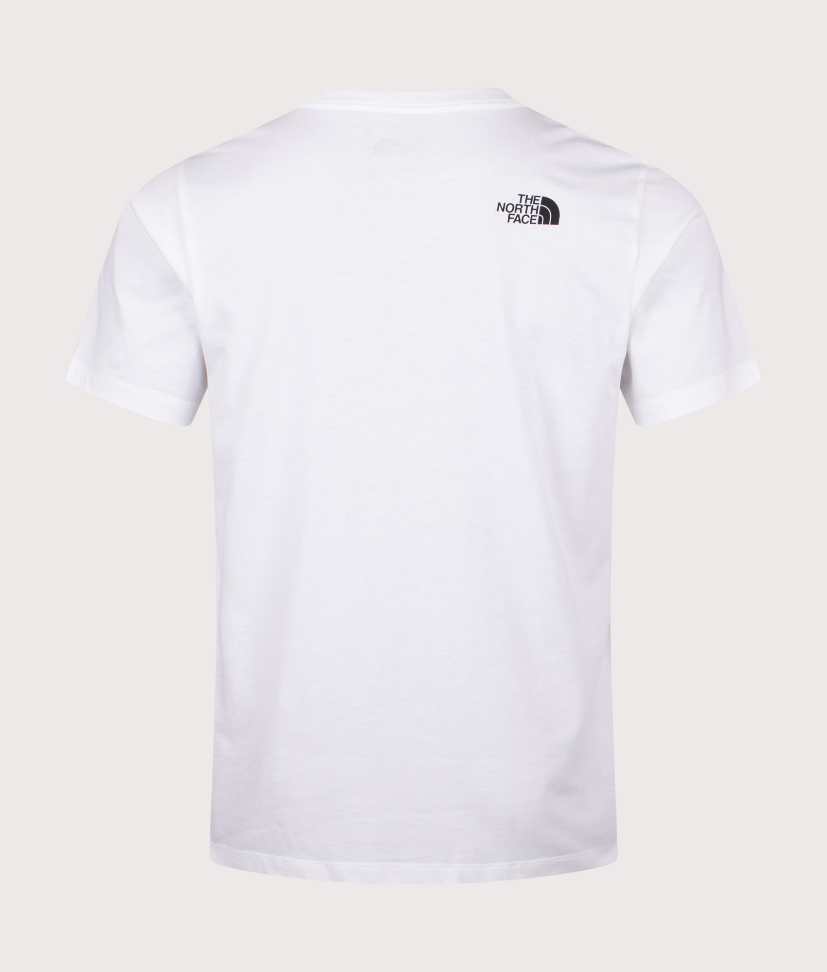 The North Face Evolution Box Half Dome T-Shirt in TNF White at EQVVS Menswear. Back shot.