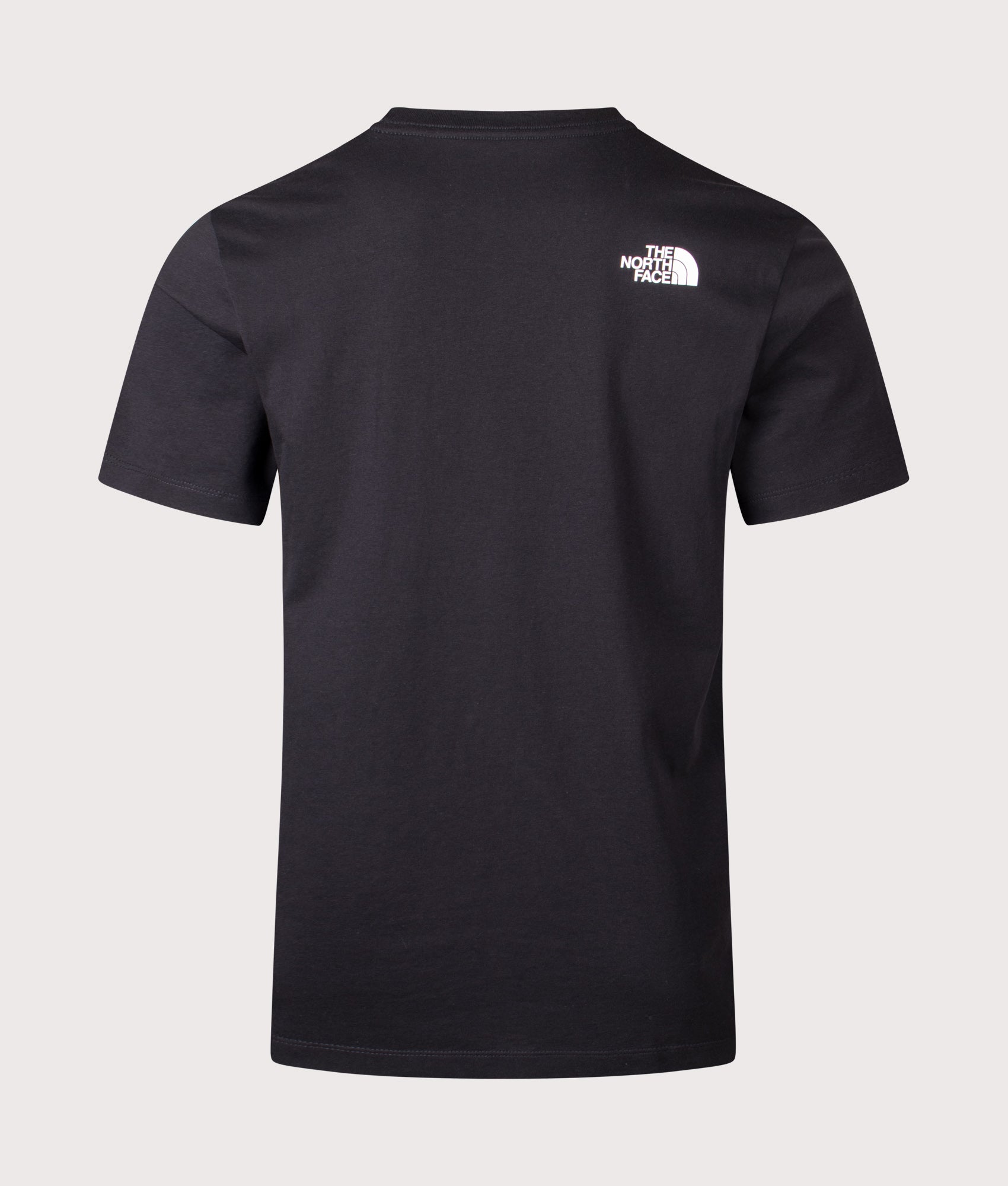 The North Face Evolution Box Half Dome T-Shirt in TNF Black at EQVVS Menswear. Back shot.