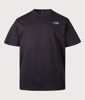 Oversized Liquid NSE Box Graphic T-Shirt Black | The North Face