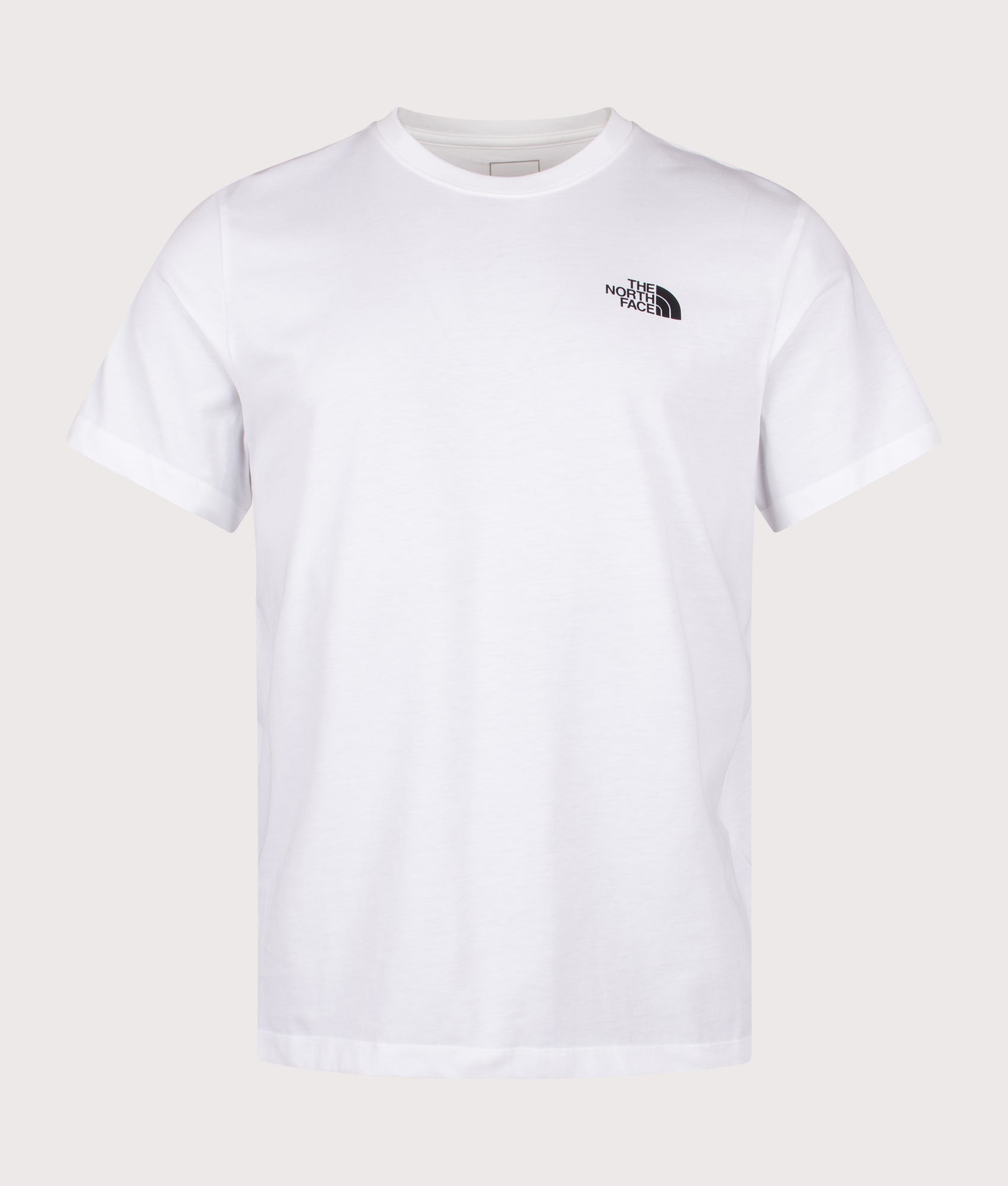 The North Face Monte Graphic T-Shirt in TNF White at EQVVS Menswear. Front shot.