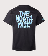 Relaxed Fit Drip Logo T-Shirt: JK31 TNF Black 