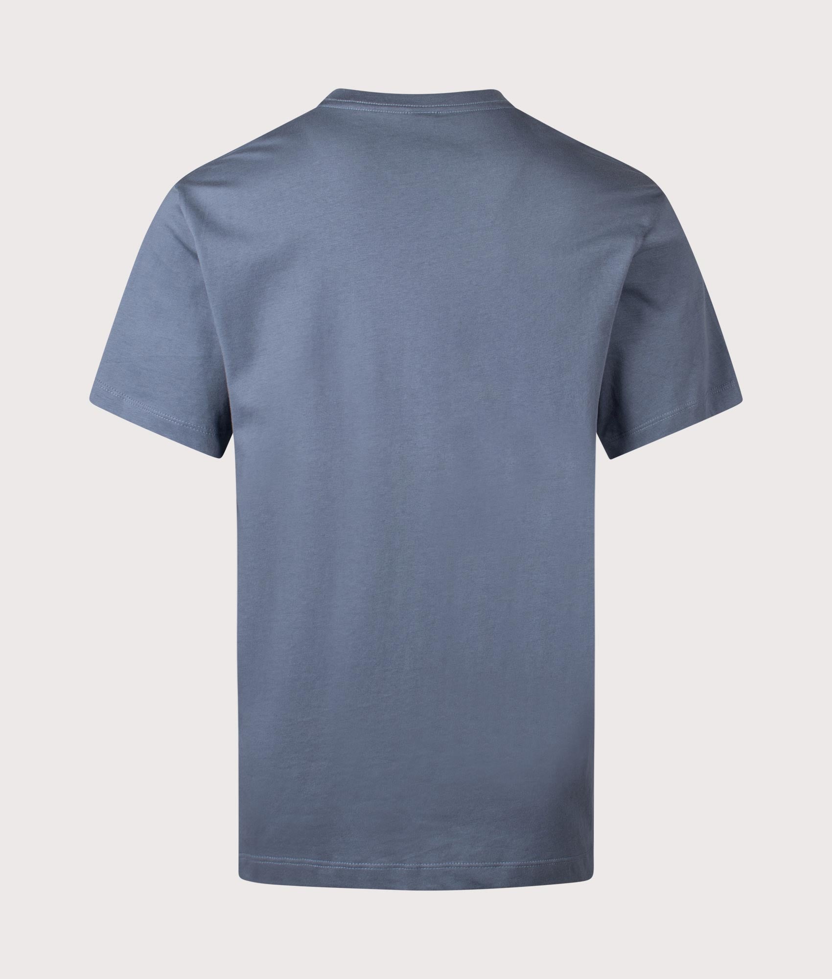 Relaxed Fit Essential T-Shirt in Granite Grey by The North Face. Back shot. Shot By EQVVS.
