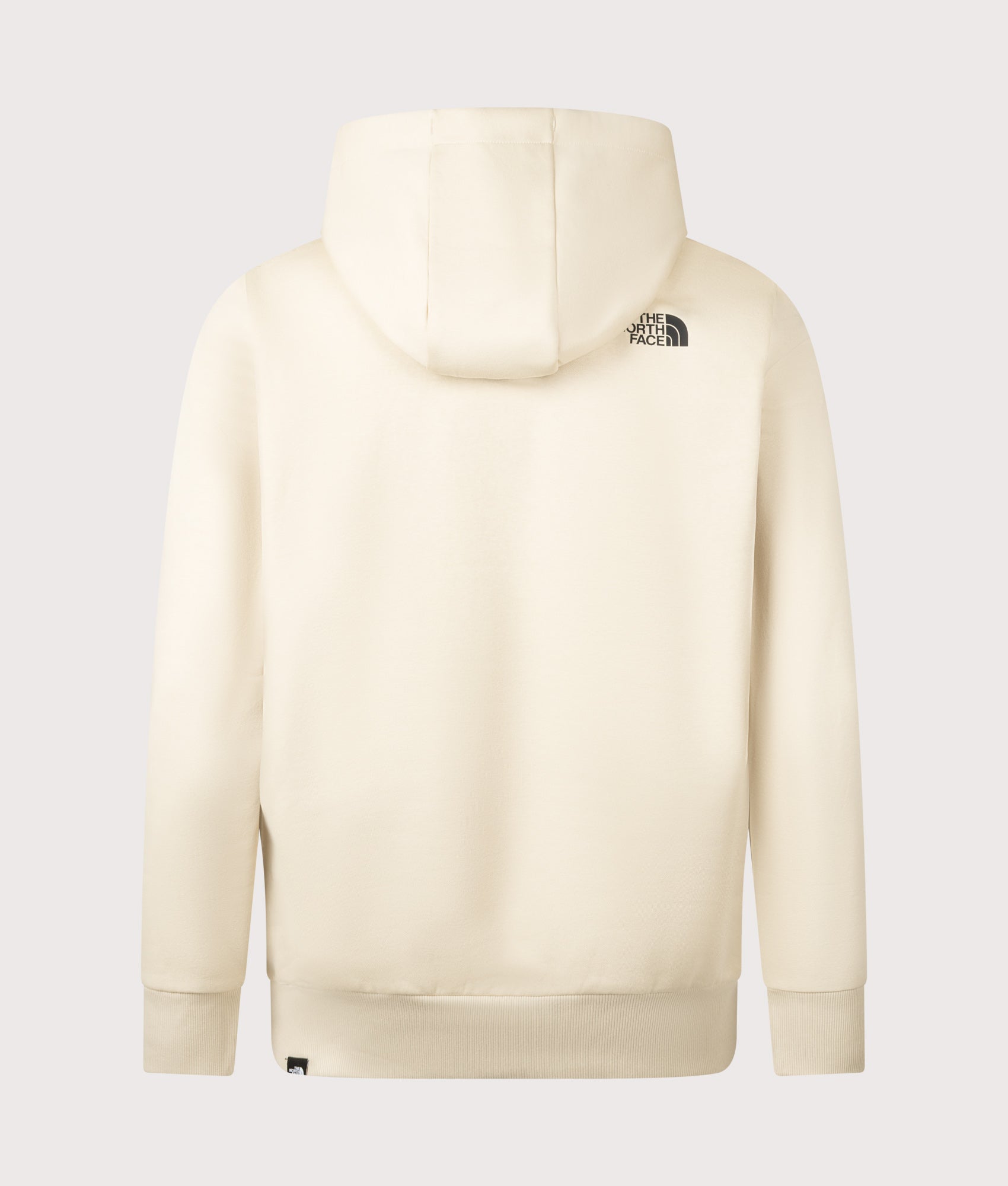 The North Face Evolution Box Hoodie in Desert Stone at EQVVS Menswear. Back shot.