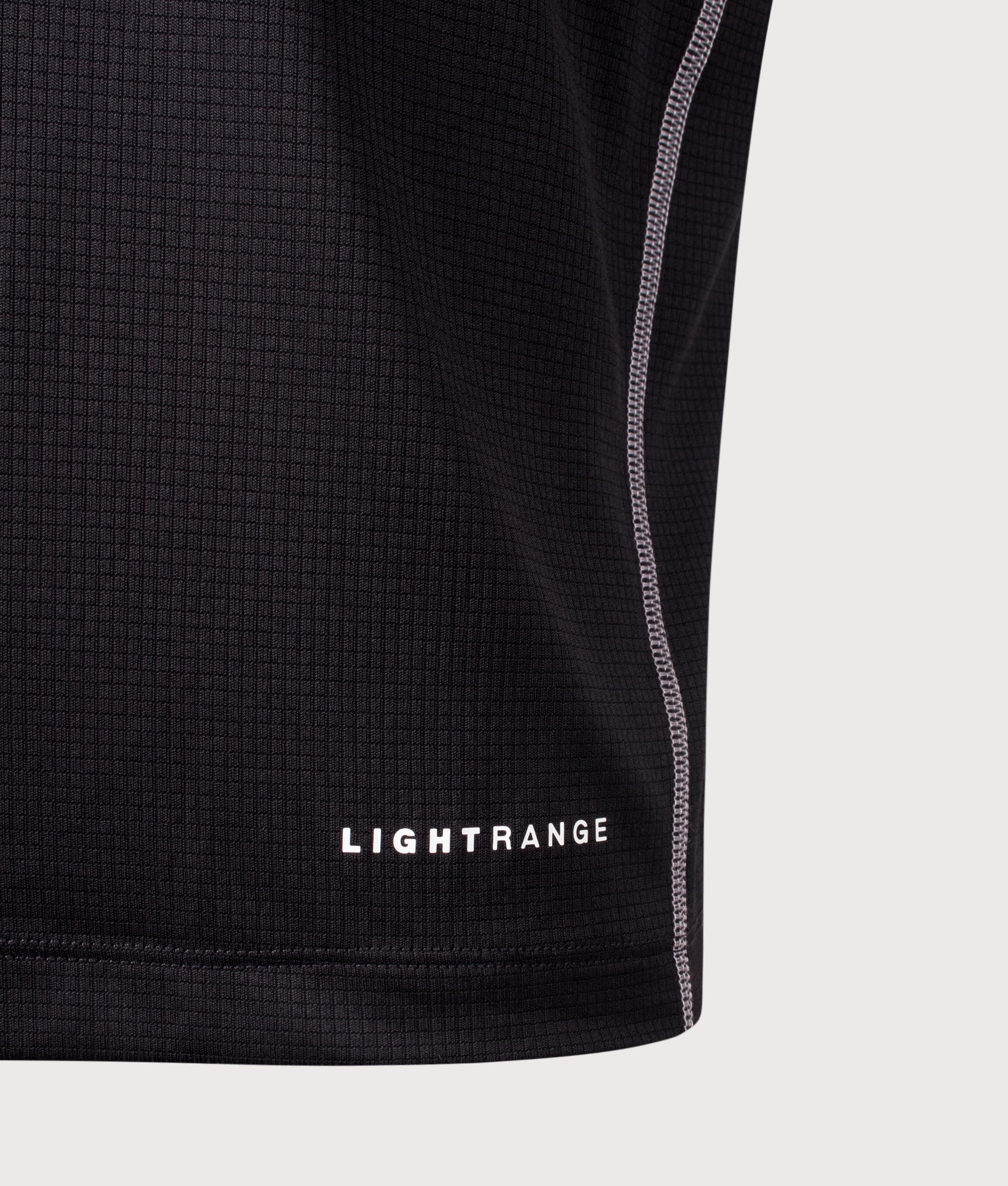 The North Face Relaxed Fit NSE Lightrange T-Shirt in TNF Black at EQVVS Menswear. Second back detail shot.