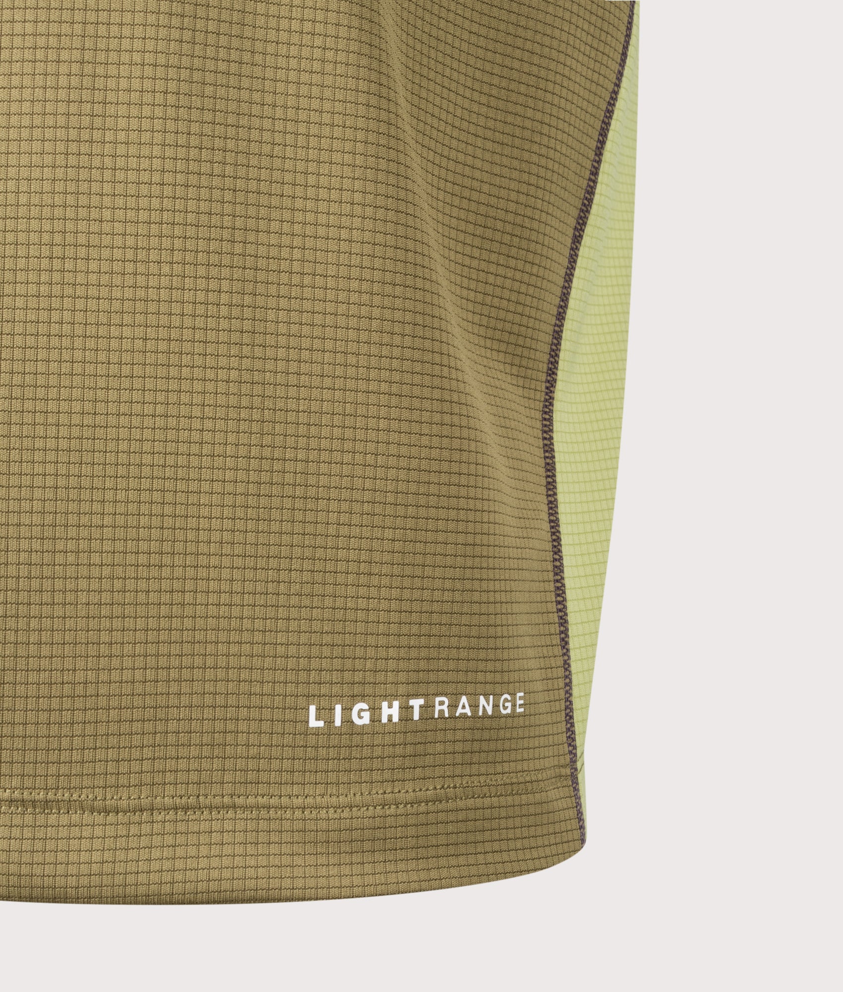The North Face Relaxed Fit NSE Lightrange T-Shirt in Cedar and Pear at EQVVS Menswear. Second back detail shot.