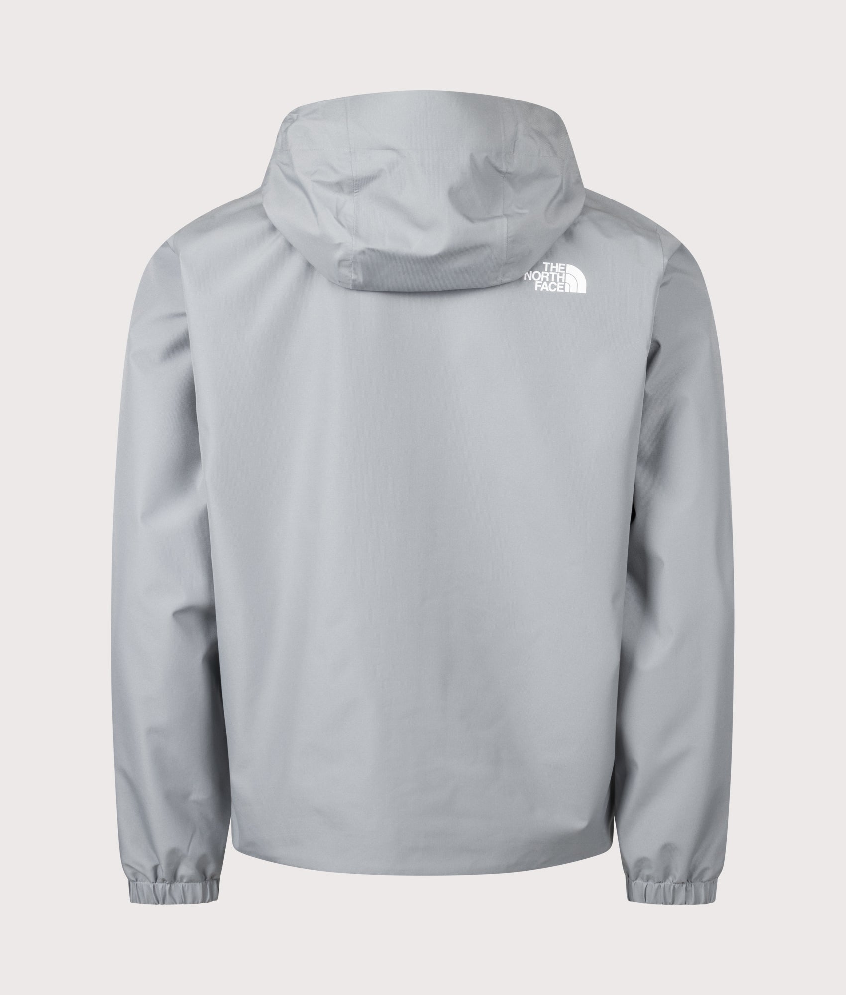 The North Face Quest DryVent™ Jacket in Monument Grey at EQVVS Menswear. Back shot.