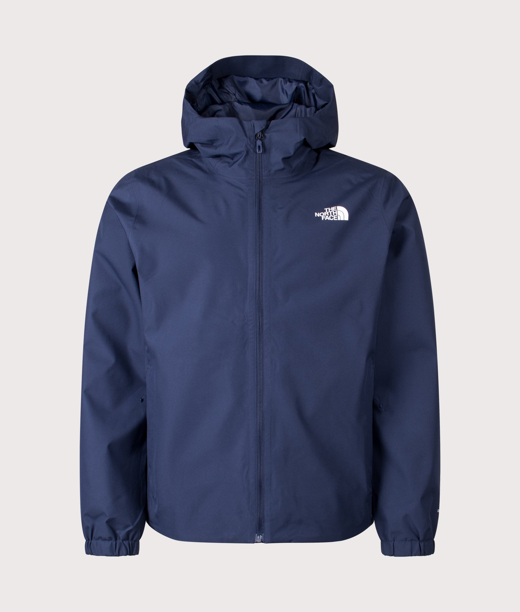 The North Face Quest DryVent™ Jacket in Summit Navy at EQVVS Menswear. Front shot.