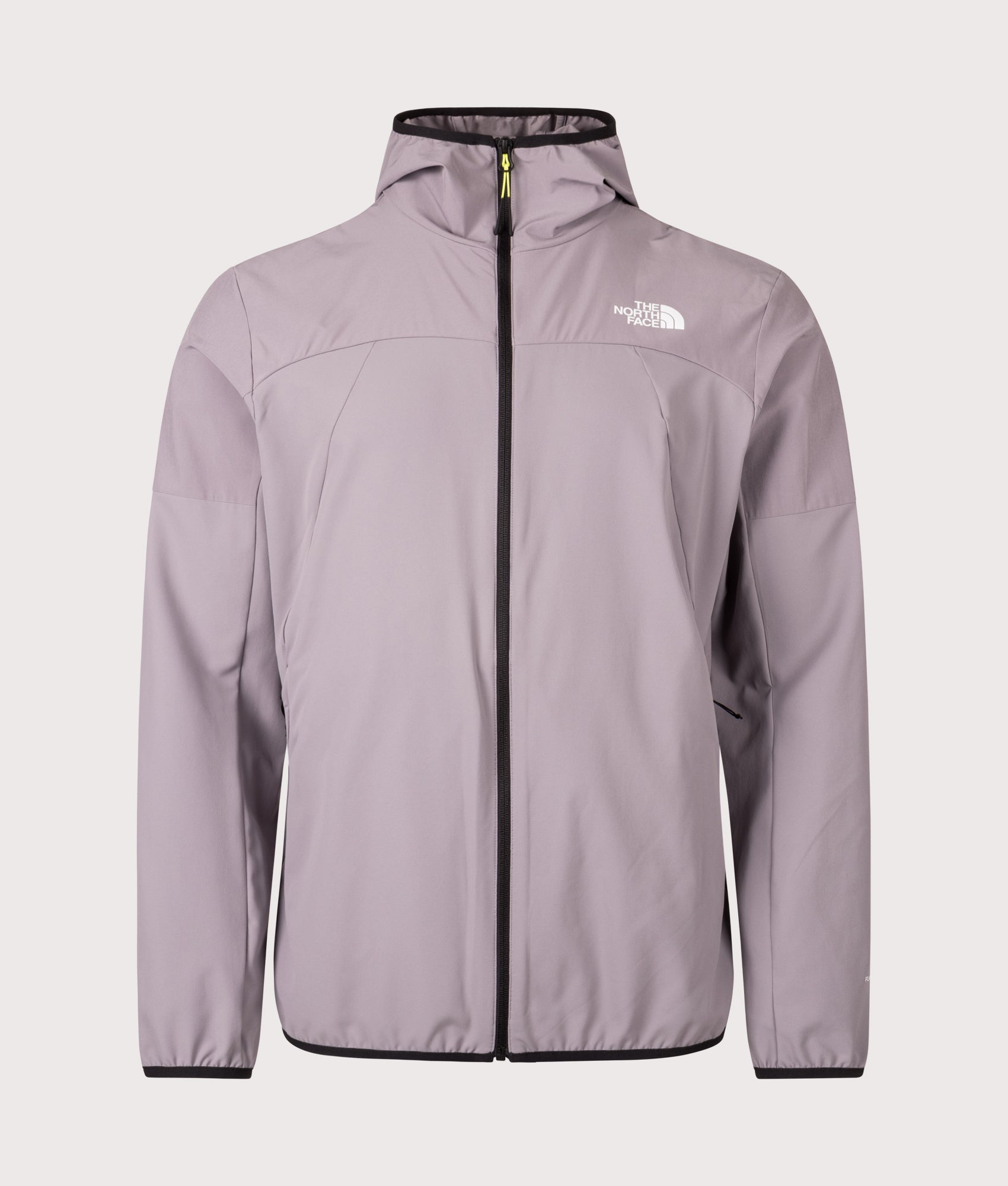 The North Face Ushba Hooded Jacket  in Transcendent Grey at EQVVS Menswear. Front shot.
