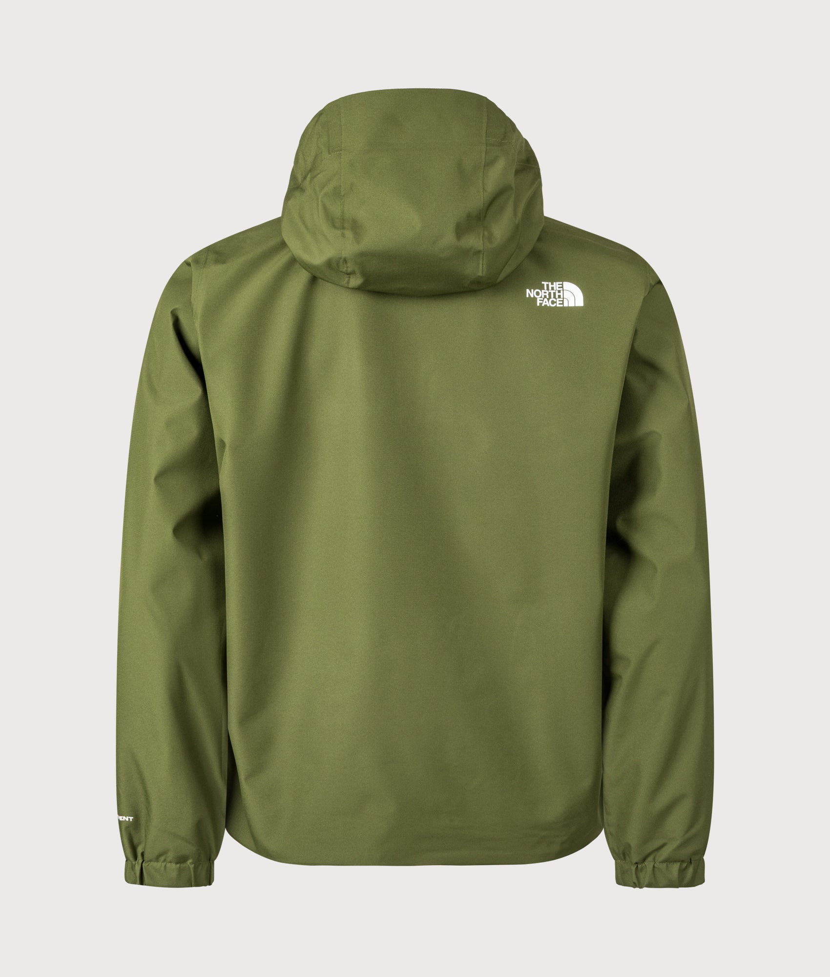 The North Face Quest DryVent™ Jacket, in Woodland Green at EQVVS Menswear. Back shot.
