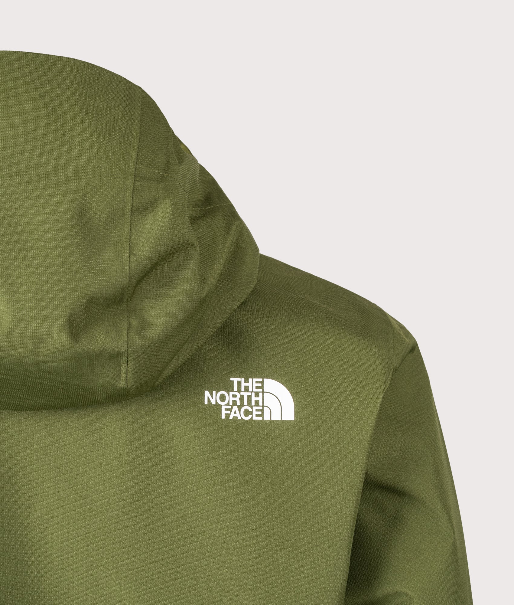 The North Face Quest DryVent™ Jacket, in Woodland Green at EQVVS Menswear. Back detail shot.