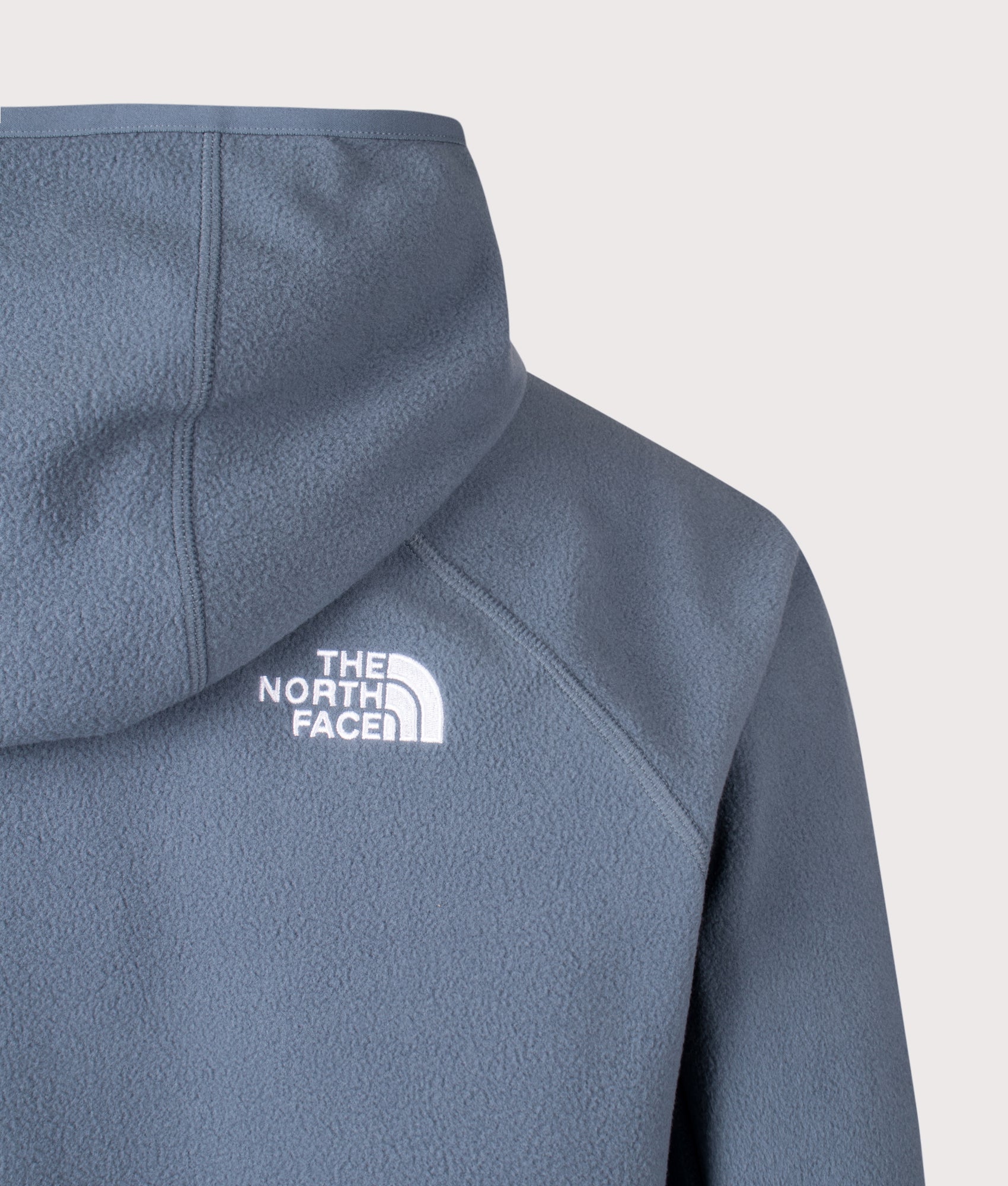 Oxara Hooded Fleece in Granite Grey by The North Face. Back Detail Shot. Shot by EQVVS.