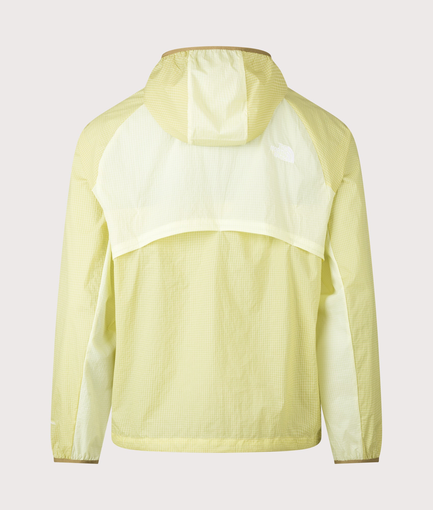 NSE Windbreaker in Lemon Mist by The North Face. Shot by EQVVS. Back Shot.
