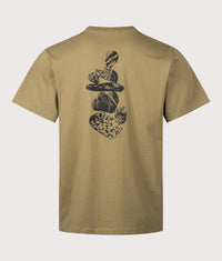 Relaxed Fit Stones Graphic T-Shirt: 2EL1 Cedar 
